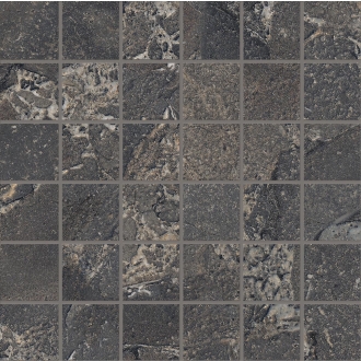 Provenza Unique Intensity Cobblestone Black Matt Mosaik 30x30 cm