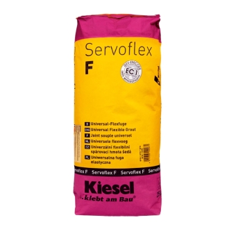 Kiesel Servoflex F anthrazit Universal-Flexfuge 20 kg Sack