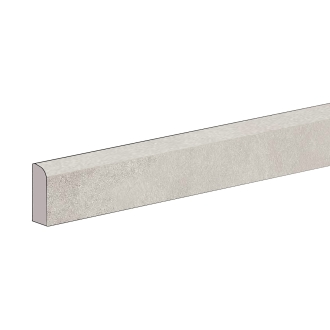 Keope Discovery Ardesia Silver Sockel Strukturiert (R11) 7,2x45,3 cm