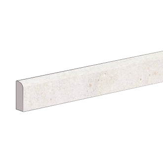 Keope District White Sockel Spazzolato (R10) 7x80 cm
