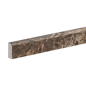 Keope Elements Lux Emperador Sockel Lappato (poliert) 7,2x60 cm