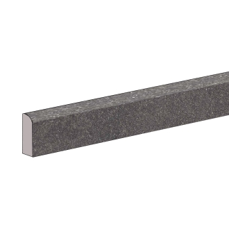 Keope Lavica Anthracite Sockel Spazzolato (R10) 4,6x120 cm