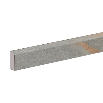Keope Midlake Quartzgrey Sockel Strukturiert (R11) 7,2x45,3 cm
