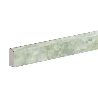 Keope Onice Multicolor Sockel Lappato (poliert) 7,2x60 cm