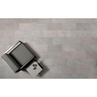 Keope Point Silver Boden- und Wandfliese Strukturiert (R11) 30x60 cm