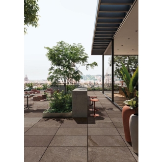 Keope Limes Porfido Warm Boden- und Wandfliese Strukturiert (R11) 22,5x45,3 cm