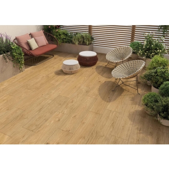 Keope Journey Honey Boden- und Wandfliese Natural (R9) 5x120 cm