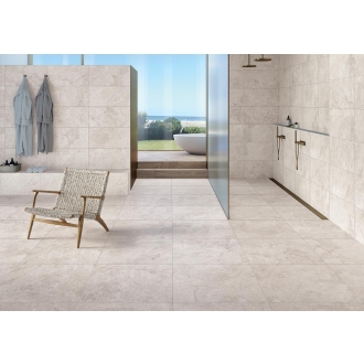 Keope Omnia Emperador White Boden- und Wandfliese ULTRAmatt 40x80 cm