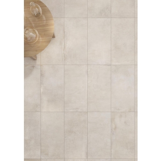 Keope Street Milano Ivory Boden- und Wandfliese Strukturiert (R10) 22,5x45 cm