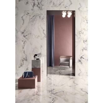 Keope Interno4 Calacatta San Babila Boden- und Wandfliese Lappato (poliert) 30x120 cm