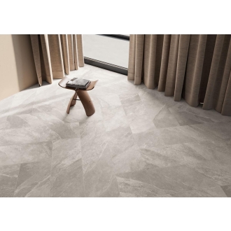 Keope Ubik Greige Boden- und Wandfliese ULTRAmatt 9,7x60 cm