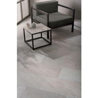 Keope Point Silver Boden- und Wandfliese Strukturiert (R11) 30x60 cm