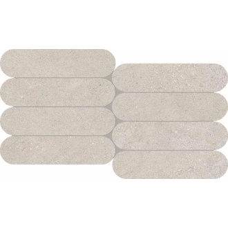 Keope Grace Clay Mosaik Biscuits Spazzolato (R10) 28,5x55,5 cm