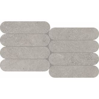 Keope Grace Grey Mosaik Biscuits Spazzolato (R10) 28,5x55,5 cm