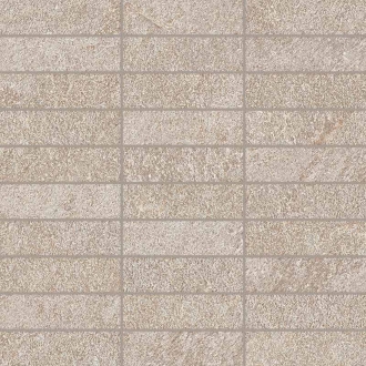 Keope Arke Beige Mosaik Listello Spazzolato (R10) 30x30 cm