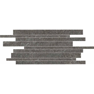 Keope Arke Anthracite Dekor Strips Spazzolato (R10) 30x60 cm