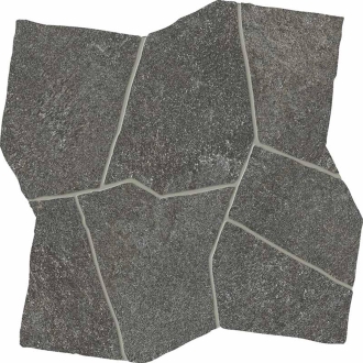 Keope Arke Anthracite Dekor Palladiana Spazzolato (R10) 50x50 cm