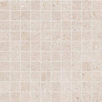 Keope District Ivory Mosaik 3x3 Spazzolato (R10) 30x30 cm