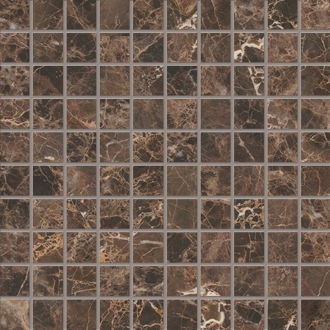 Keope Elements Lux Emperador Mosaik 3x3 Lappato (poliert) 30x30 cm