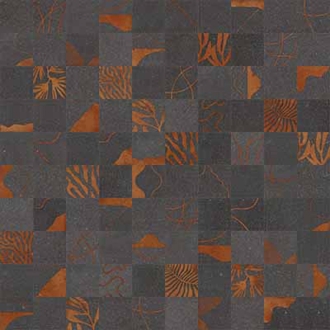 Keope Lavica Vulcano Anthracite Dekorfliese Natural (R9) 20x20 cm