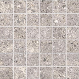 Keope Omnia Devix Greige Mosaik 5x5 Spazzolato (R10) 30x30 cm