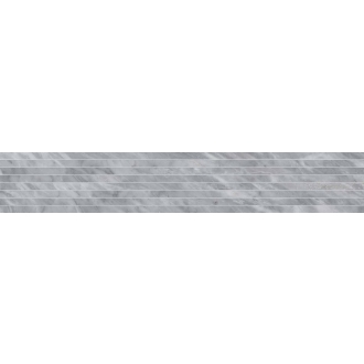 Keope Versilia Nuvolato Grey Dekor Plisse Silky 20x120 cm