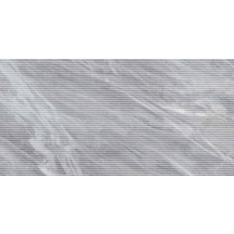 Keope Versilia Nuvolato Grey Dekor Flute 3D Strukturiert 3D 60x120 cm