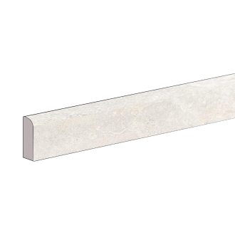 Keope Trevi Cross White Sockel Spazzolato (R10) 4,6x120 cm