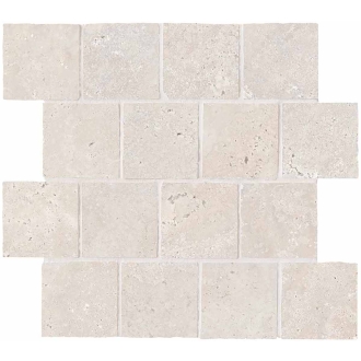 Keope Trevi Cross Pearl Mosaik Burattato Spazzolato (R10) 31x31 cm