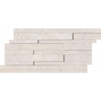 Keope Trevi Cross Pearl Listelli 3D Strukturiert 3D 30x60 cm