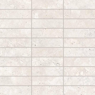 Keope Trevi Cross White Mosaik Listelli Spazzolato (R10) 30x30 cm