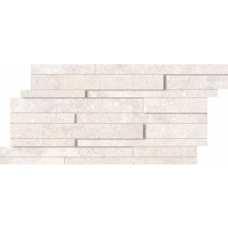 Keope Trevi Cross White Listelli 3D Strukturiert 3D 30x60 cm