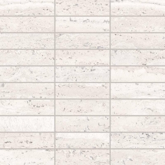 Keope Trevi White Mosaik Listelli Silky 30x30 cm