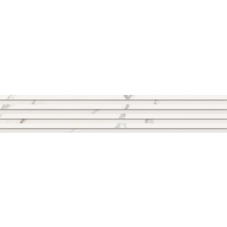 Keope Versilia Assoluto White Dekor Plisse 3D 18,4x120 cm