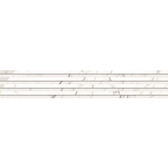 Keope Versilia Borghini White Dekor Plisse 3D 18,4x120 cm