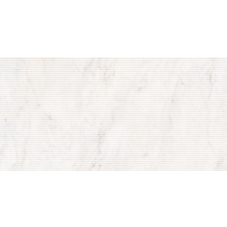Keope Versilia Michelangelo White Dekor Flute 3D 60x120 cm