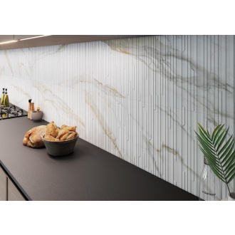 Keraben Idyllic Wandfliese Calacatta Concept Gold Vecchio 40x120 cm