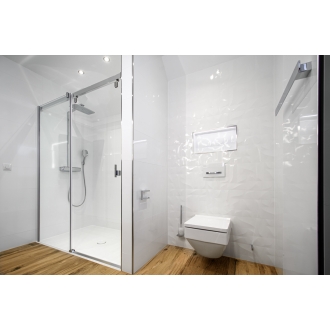 Keraben Superwhite Wandfliese weiß gloss glänzend 30x90 cm