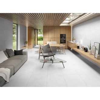 Keraben Verse Boden- und Wandfliese White Soft 90x90 cm