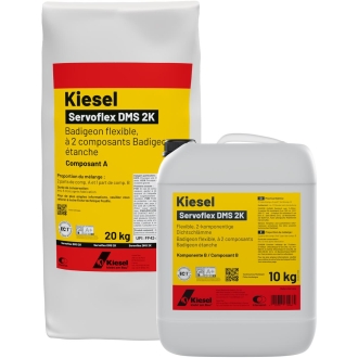 Kiesel Servoflex DMS 2K flexible 2-komponentige Dischtschlämme 30 kg (Komponente A+B)