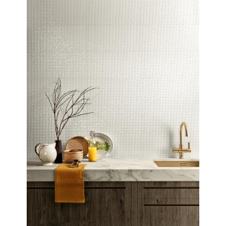 Love Tiles Genesis Arid White Shine 30x60 cm Wanddekor
