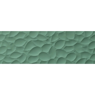 Love Tiles Genesis Leaf Green Matt 35x100 cm Wanddekor