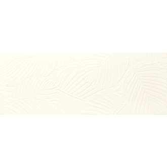 Love Tiles Genesis Palm White Matt 45x120cm Wanddekor