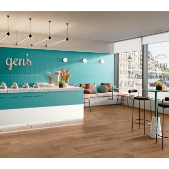 Love Tiles Genesis Marine Blue Matt 35x100 cm Wandfliese