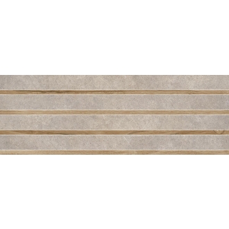 Love Tiles Sense Channel Grey Natural 35x100 cm Wanddekor