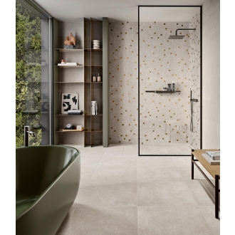 Love Tiles Sense Mosaic Crystal Light Grey Natural 35x35 cm Wanddekor