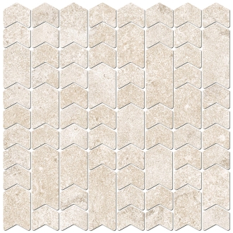 Love Tiles Elan Blanc Wandmosaik Route 35x35 cm
