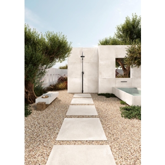 Love Tiles Legacy White Terrassenplatte 80x80 cm