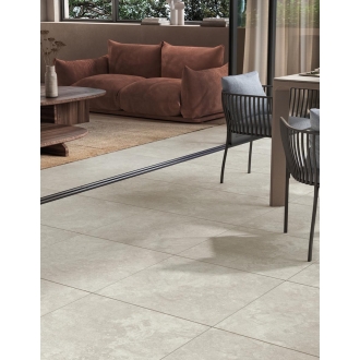 Mirage Elysian Travertini Misty Cross Strukturiert Terrassenplatte 60x60 cm