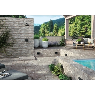 Mirage Norr Gra Strukturiert Terrassenplatte 60x120 cm